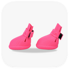 Canela ForméFit Original - Canela Pink custom-fit dog boots - left side view