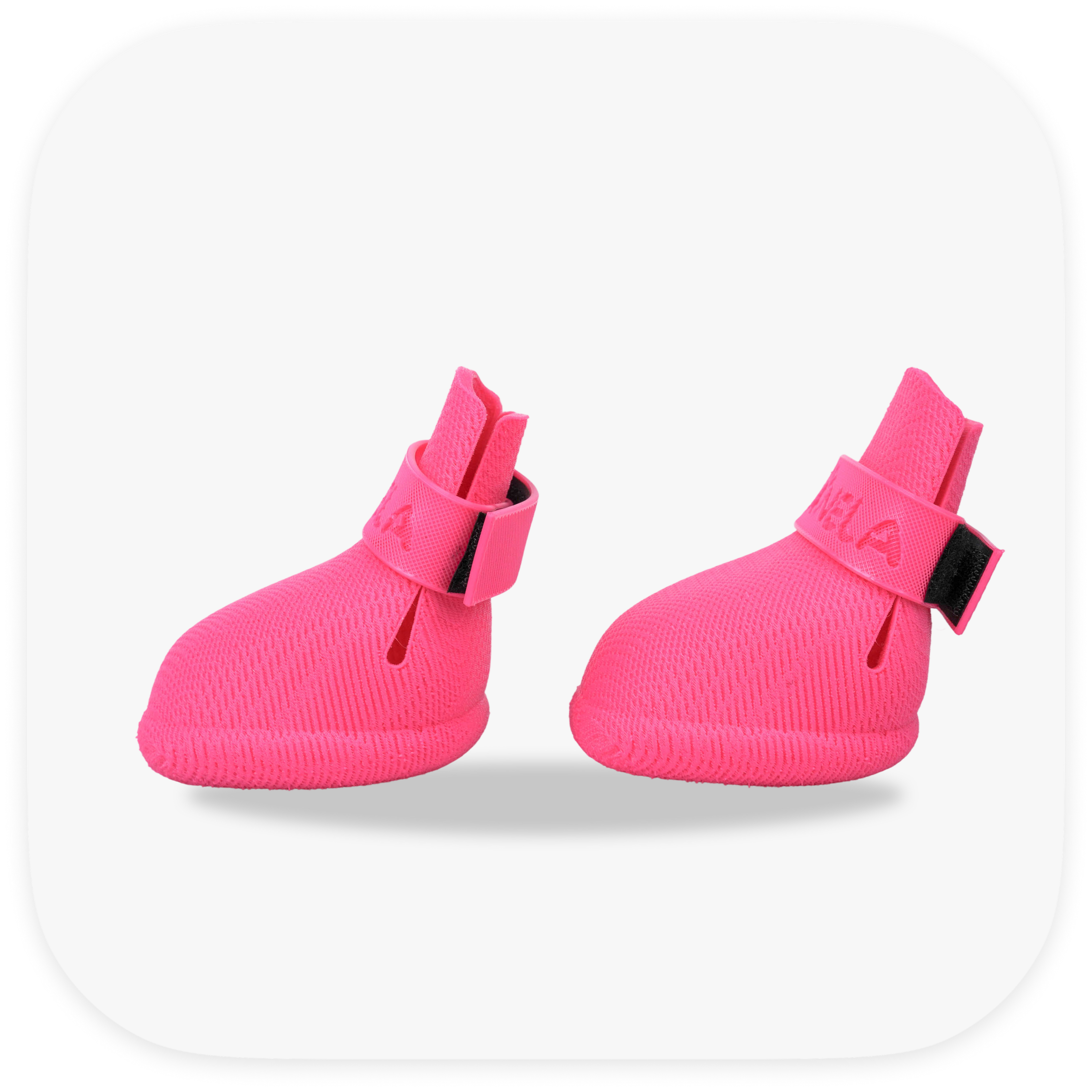 Canela ForméFit Original - Canela Pink custom-fit dog boots - left side view