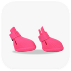 Canela ForméFit Original - Canela Pink custom-fit dog boots - right side view