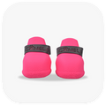 Canela ForméFit ID - Canela Pink- Urban Smoke custom two-tone dog boots - front view