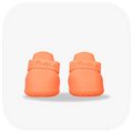 Canela ForméFit Original - Coral custom-fit dog boots - front view