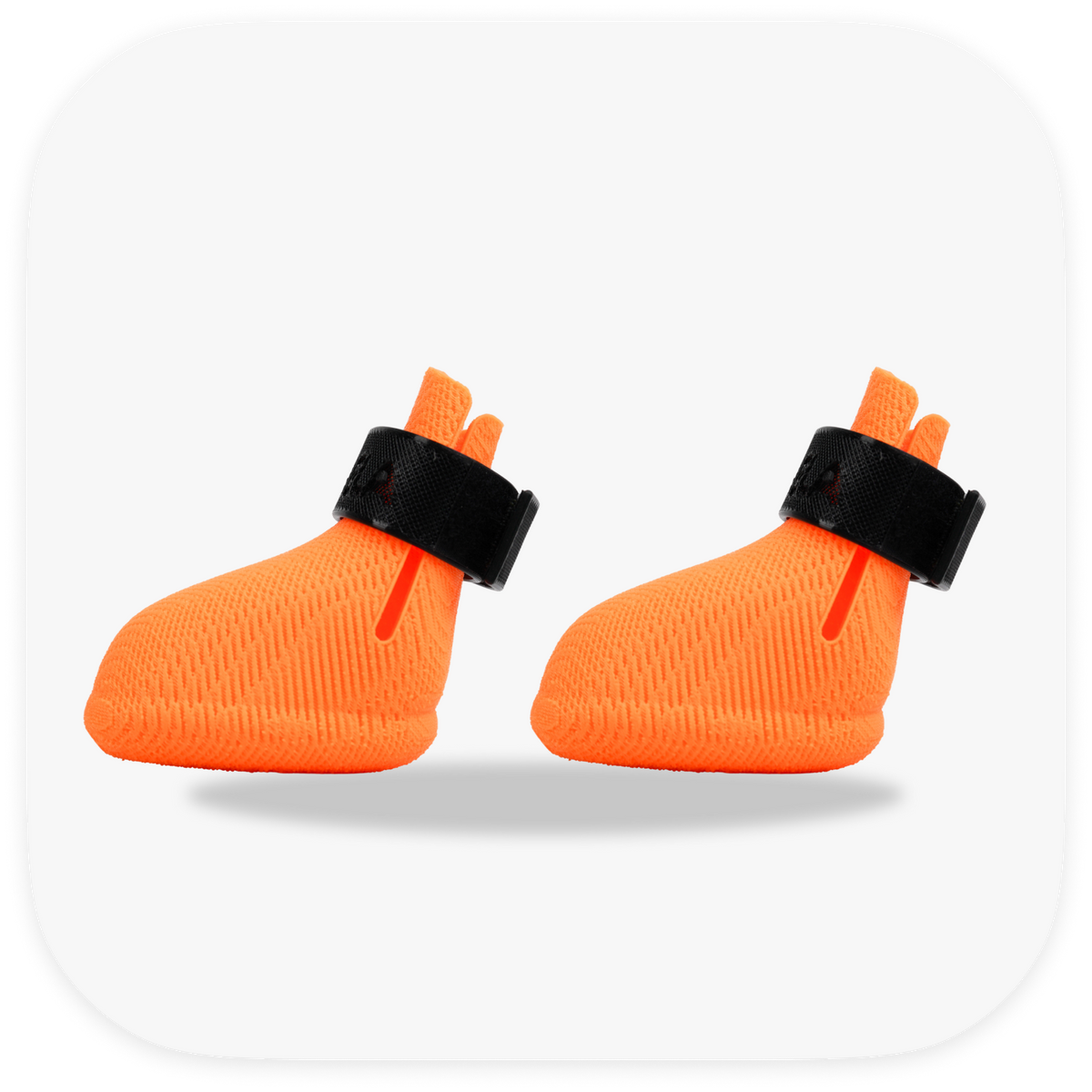 Canela ForméFit ID Halloween Orange — orange boots with a black strap, left view