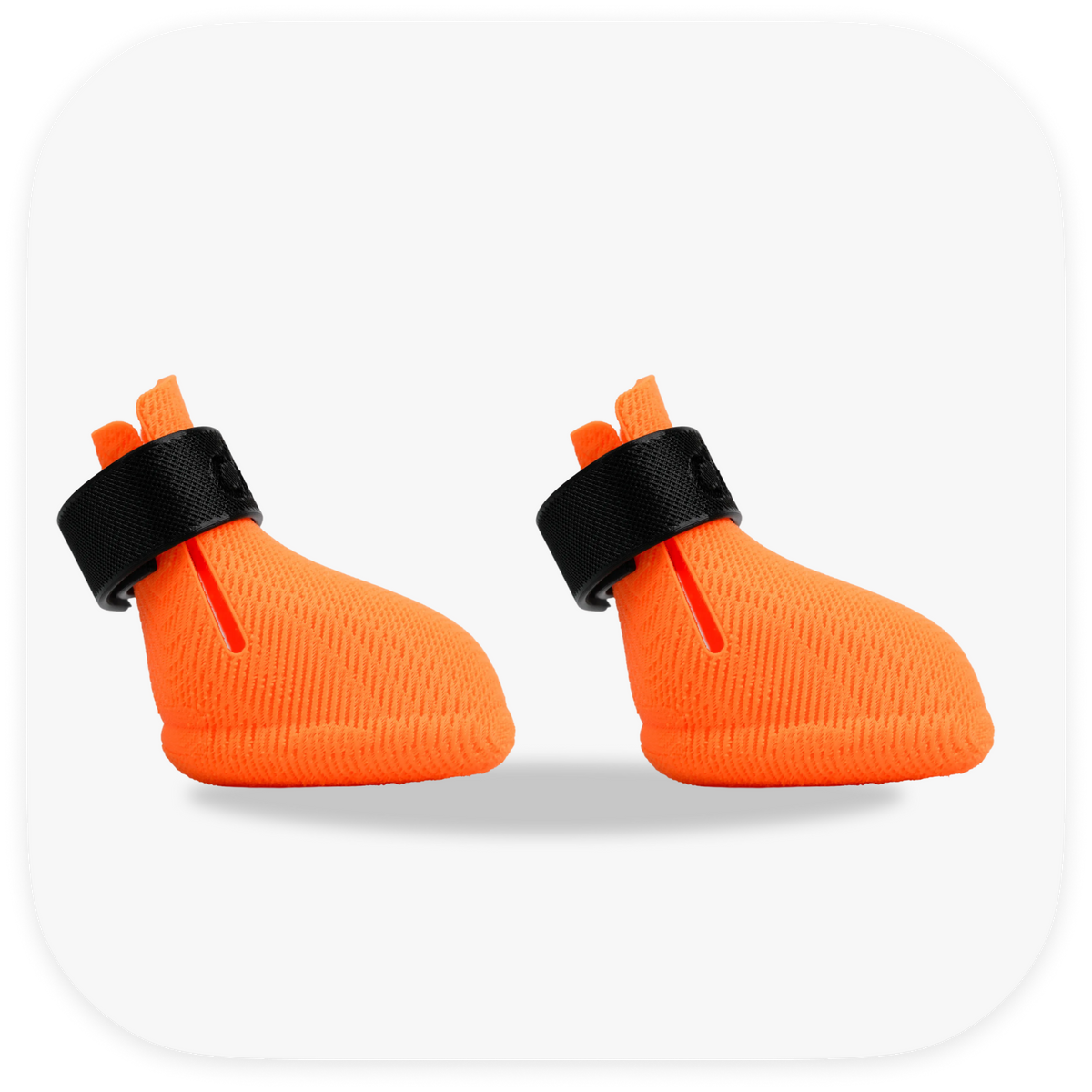 Canela ForméFit ID Halloween Orange — orange boots with a black strap, right view