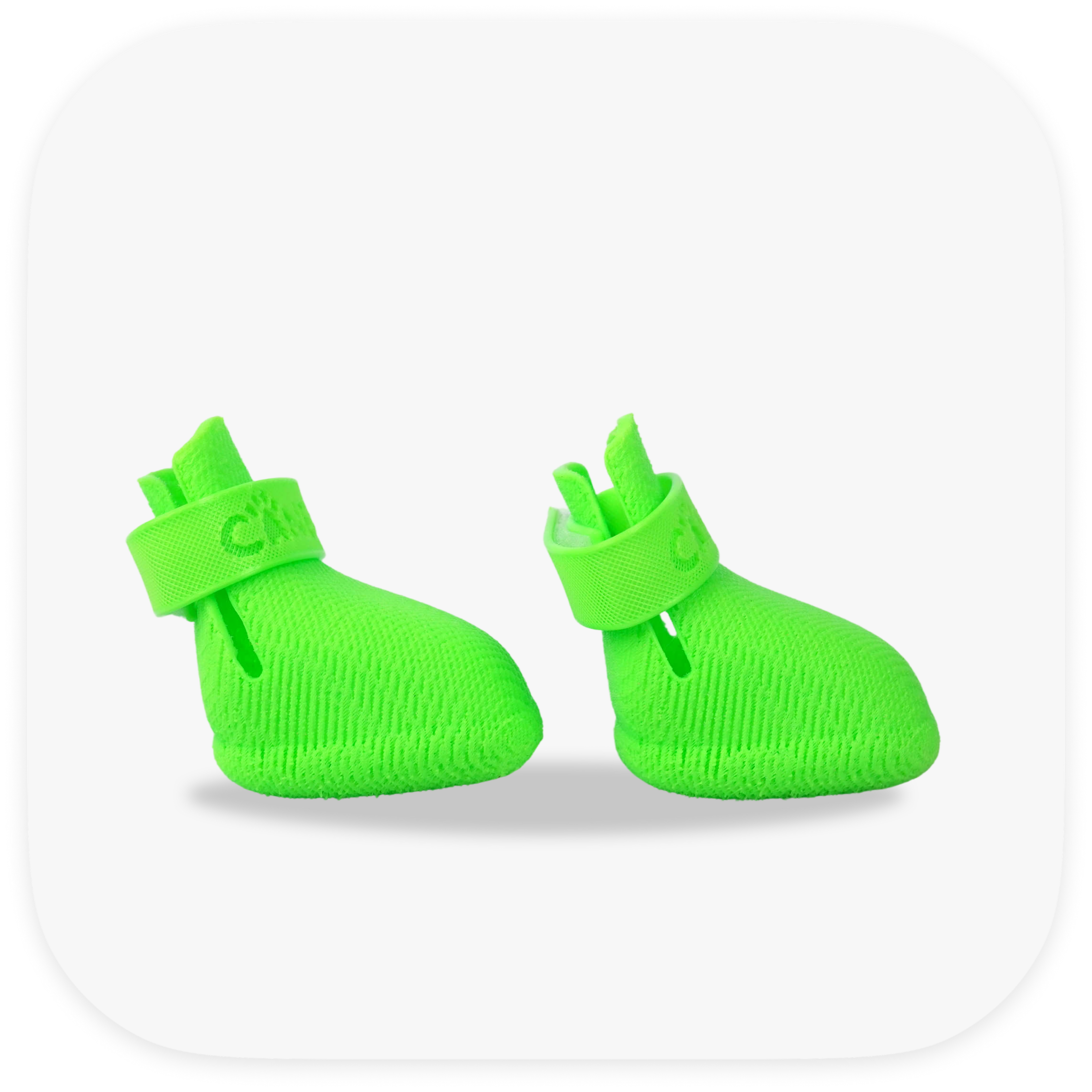 Canela ForméFit Original - Lantern Green custom-fit dog boots - right side view