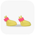 Canela ForméFit ID - Limoncello - Canela Pink custom two-tone dog boots - right side view