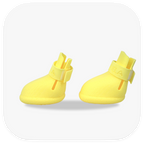 Canela ForméFit Original - Limoncello custom-fit dog boots - left side view