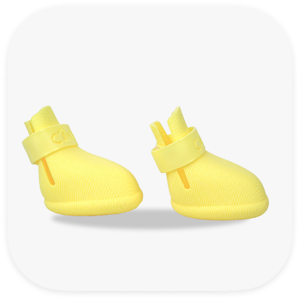 Canela ForméFit Original - Limoncello custom-fit dog boots - right side view