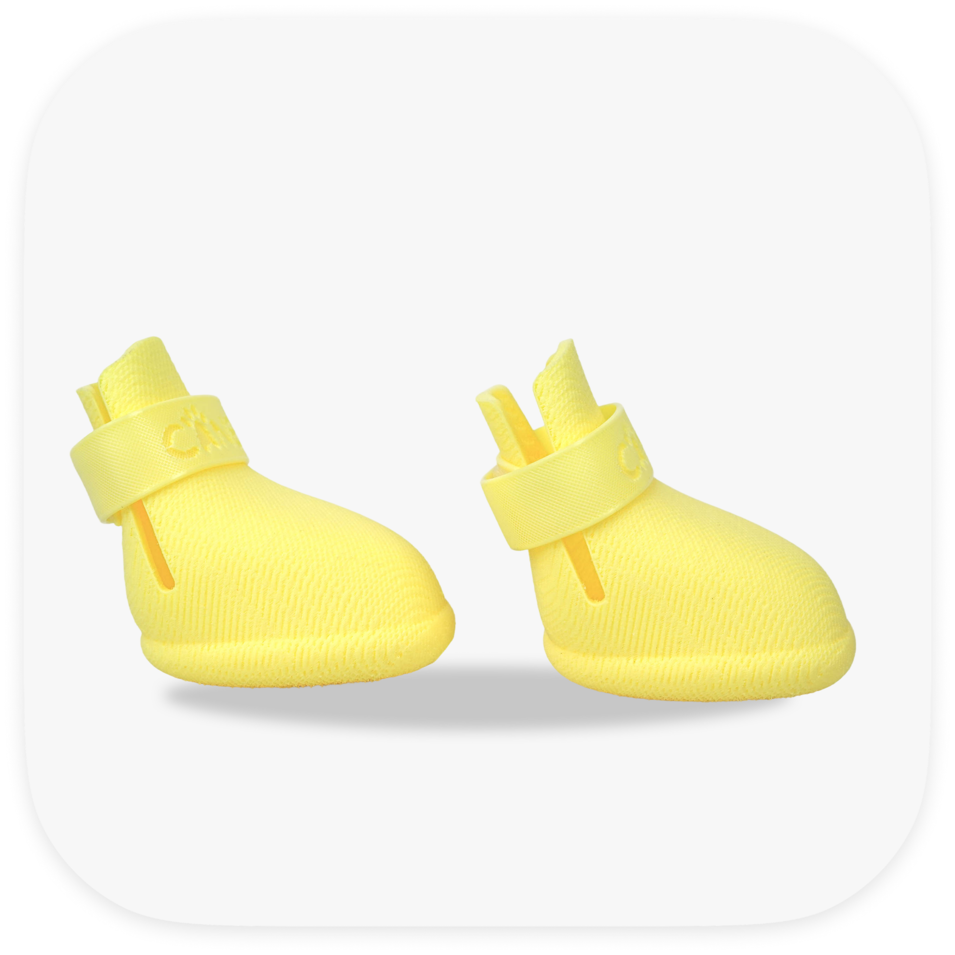 Canela ForméFit Original - Limoncello custom-fit dog boots - right side view
