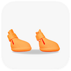 Canela ForméFit Original - Mandarin Orange custom-fit dog boots - right side view