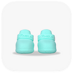 Canela ForméFit Original - Turquoise custom-fit dog boots - front view