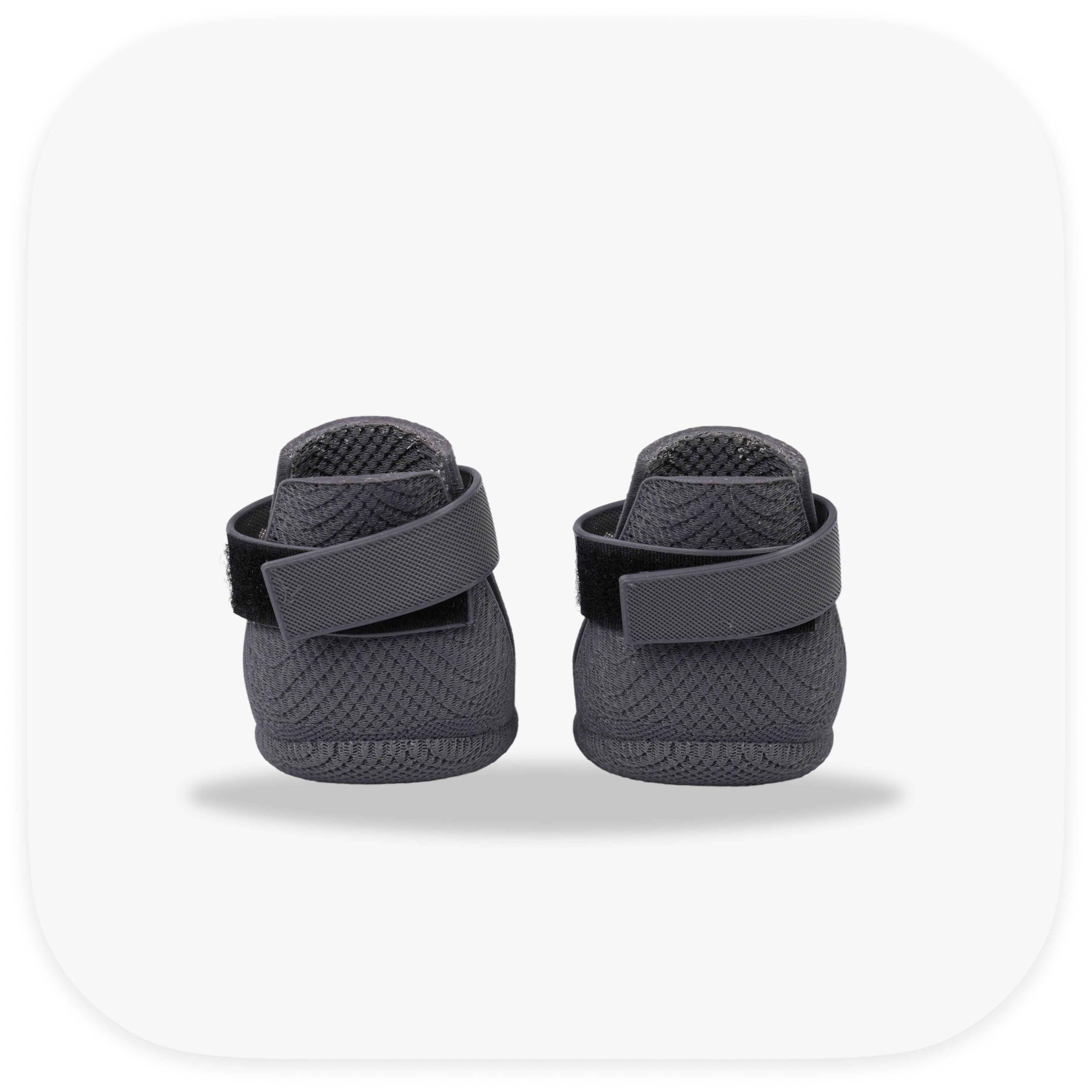 Canela ForméFit Original - Urban Smoke custom-fit dog boots - rear view