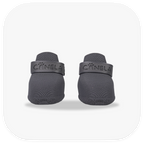 Canela ForméFit Original - Urban Smoke custom-fit dog boots - front view