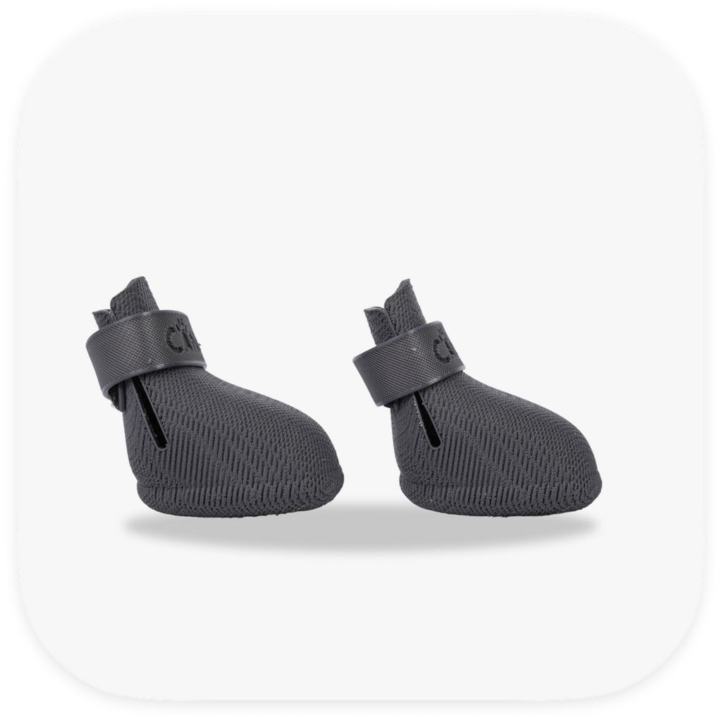 Canela ForméFit Original - Urban Smoke custom-fit dog boots - right side view