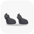Canela ForméFit Original - Urban Smoke custom-fit dog boots - right side view