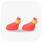 Canela ForméFit ID - Watermelon Sugar - Limoncello custom two-tone dog boots - left side view