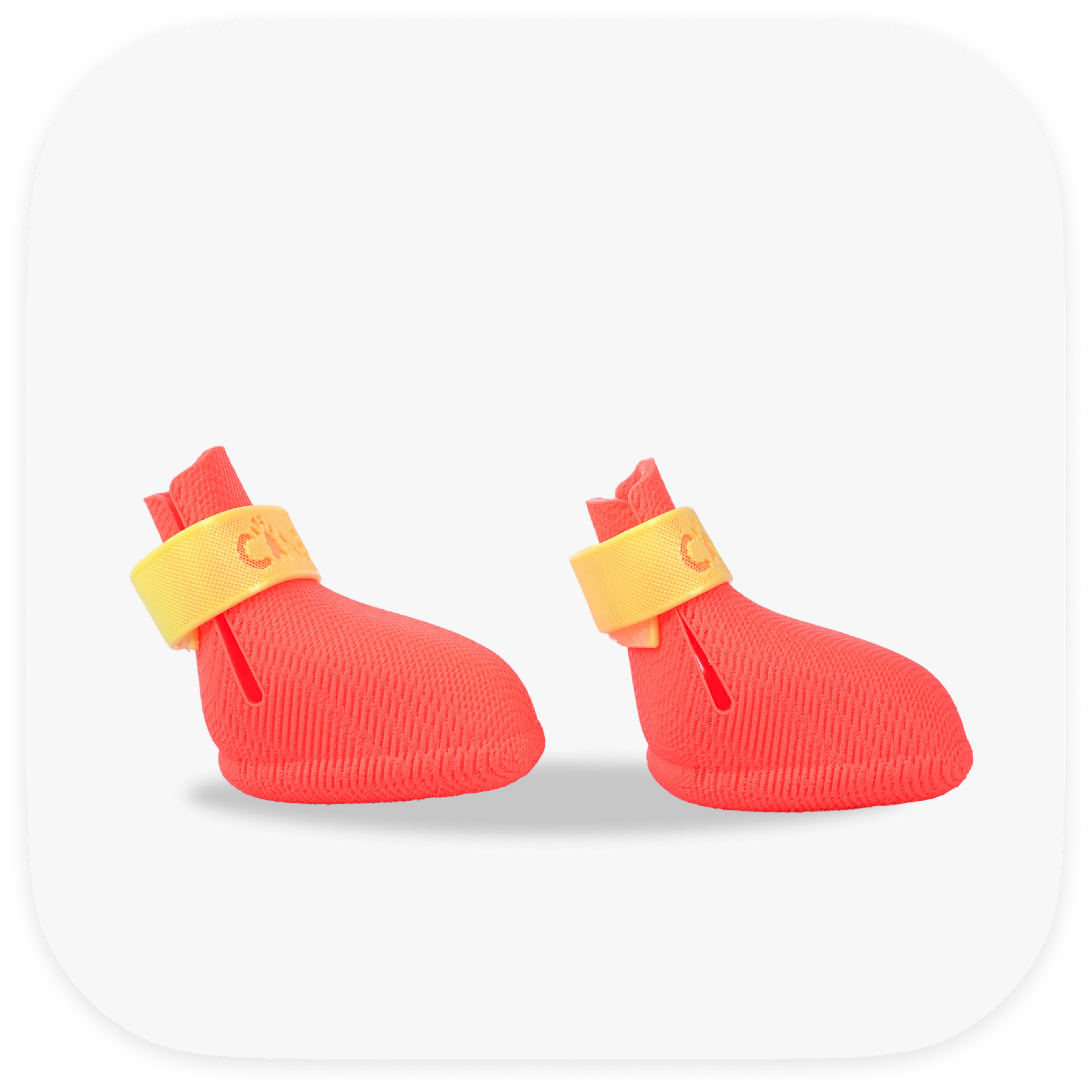Canela ForméFit ID - Watermelon Sugar - Limoncello custom two-tone dog boots - right side view